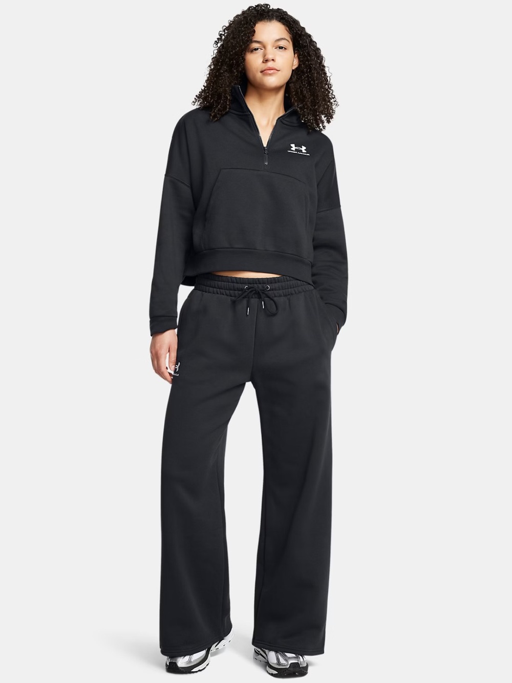 Under Armour UA Icon Fleece
Women's Wide Leg Pants - Black/white - Picture 1 of 10